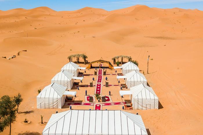 ホテル Ammar Luxury Camp メルズーガ エクステリア 写真