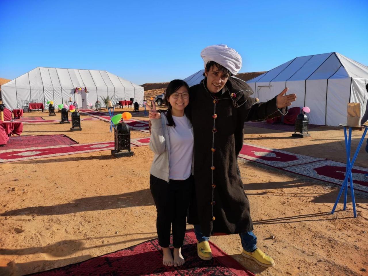 ホテル Ammar Luxury Camp メルズーガ エクステリア 写真